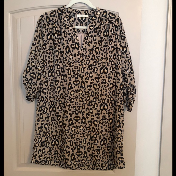 Entro brand small leopard shift dress never worn! - Picture 1 of 8
